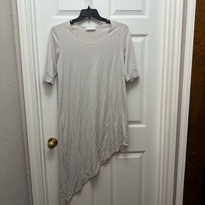 Bryn walker Asymmetrical Hem Gray top